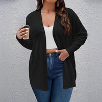 Solid Color Cardigan Women Elegant Simple Versatile Coat