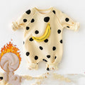 Baby Fall/winter Thickening One-Piece Baby Plus Velvet