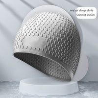 Fashion Silicone Water Drop Swimming Cap