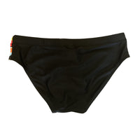 Men's Low Waist Triangle Print Swimming Trunks
