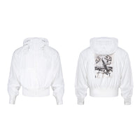 Men's Back Kick Plaque Patch Hooded Sun-proof Top