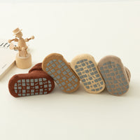 Newborn Baby AutumnWinter Terry-Style Fleece-Lined Non-Slip Floor Socks
