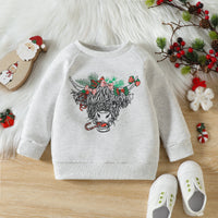 Round Neck Christmas Children's Sweater
