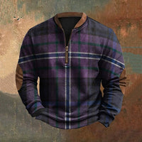 Mens 3D Digital Print Fashion Zip Up Hoodie For Spring And Autumn