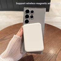 Frameless Magnetic Suction Comes With Lens Protector Frosted Apply Mechanically Phone Case