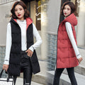Women's Double-sided Hooded Down Jacket Coat