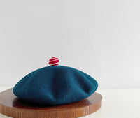 High-Quality Wool Beret Womens Wool Felt Painters Cap
