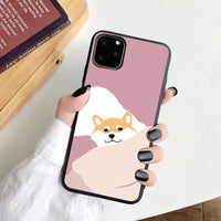 Cute Shiba Inu Erha Couple Mobile Shell  Matte Soft