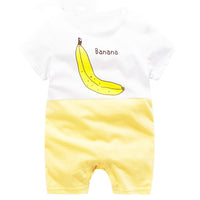 Baby short-sleeved one-piece cotton