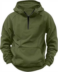 Hooded Retro Solid Color Distressed Sweater Long Sleeve Coat