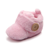 Warm Cotton Shoes With Soft Cloth Sole For Babies And Toddlers