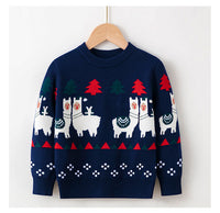 Viscose, Cotton Christmas Sweaters For Children