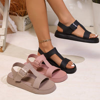 Women's I-shaped Sandals Fashion Buckle