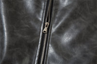 American Retro Baseball Uniform Leather Men