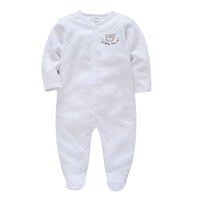 Autumn And Winter Long-sleeved Gentleman's One-piece Baby Boy Romper