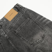 Worn Looking Washed-out Denim Shorts Men's Loose