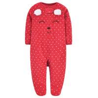 Baby wrap jumpsuit with zipper