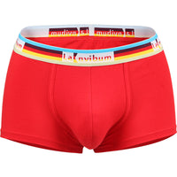 Men's Cotton Mid-rise Underwear Rainbow Belt Boxer Shorts