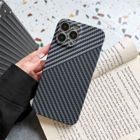 Double-faced Kevlar Carbon Fiber Texture Mobile Phone Case