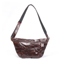 Retro Men's Bag Skull Skin Outdoor Cycling Crossbody Bag