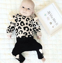 Casual Cute Cartoon Long Sleeve Printed Girl Suit