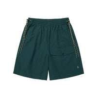 Men's Pocket Patch Side Waist Strap Shorts