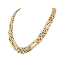 Stainless Steel Cross-link Flat-link Chain Handcrafted Chain Bracelet Necklace, And Accessory