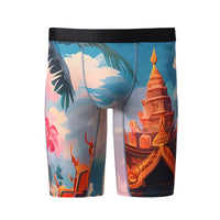 Fish Printing Stylish Men's Underwear Quick-drying