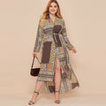 Loose Oversized Parisian Bead Retro Long Sleeved Robe