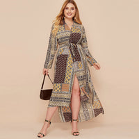 Loose Oversized Parisian Bead Retro Long Sleeved Robe