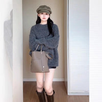 Loose Mid-length Sweater Women