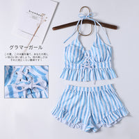 Girls Bikini Split Three-piece Swimsuit Slim Swimsuit