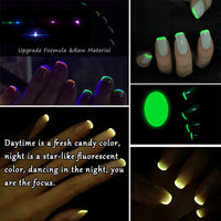 6 Colors Luminous Glue Phototherapy Nail Glue UV Polish