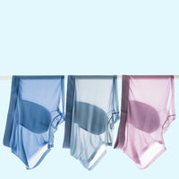 Summer Men's Ice Silk Seamless Mesh Shorts