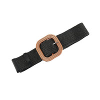 Cotton And Linen Straw Woven Belt Women