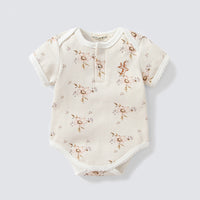 Baby Triangle Short Sleeve Romper Newborn Clothes Baby Bodysuit