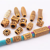 Reggae Dirty Braids Ornaments Beaded Imitation Wood Plastic