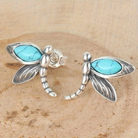 Cute Retro Dragonfly Design Earrings For Women