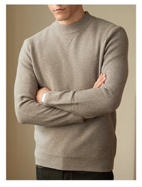 Men's Thickened Long-sleeved Round Neck Simple Casual All-match Sweater