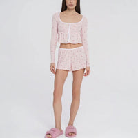European And American-style Fashionable Womens Loungewear Set