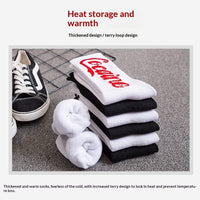 Mens Thermal, Extra-thick Socks For Fall And Winter