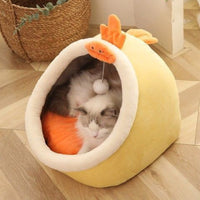 Villa Semi-enclosed Removable And Washable Cat House