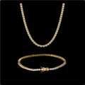 Men's Bracelet Micro-inlaid Zircon 3mm Bracelet