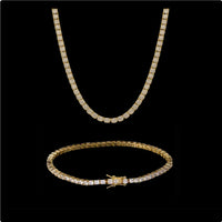 Men's Bracelet Micro-inlaid Zircon 3mm Bracelet