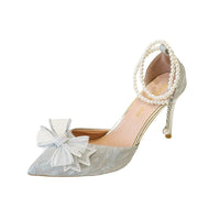 New Crystal Bow Shoes For 18th Birthday Celebrations