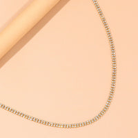 Simple Cross Rhinestone Body Chain Nightclub Party Chest