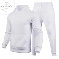 Men's Casual European Style Size Blank Solid Color Set