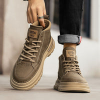 Men's British-style Retro Mid-height Dr Martens Boots