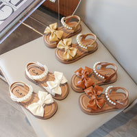 Girls' Fashion Bowknot Soft-soled Toddler Shoes