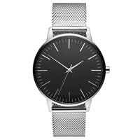 Casual Ultra-thin Fashion Quartz Watch With A Metal Mesh Band
